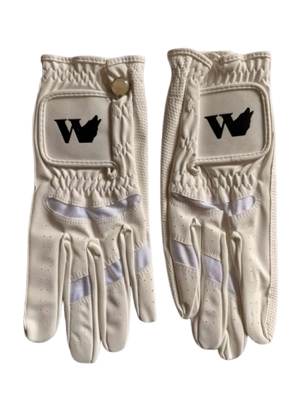 DuraGrip Golf Glove White Lycra Pair